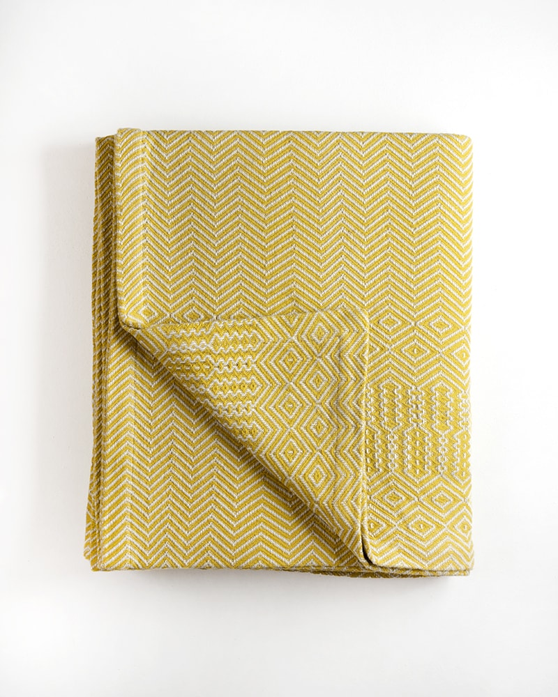 Mungo Bakuba Throw in Turmeric
